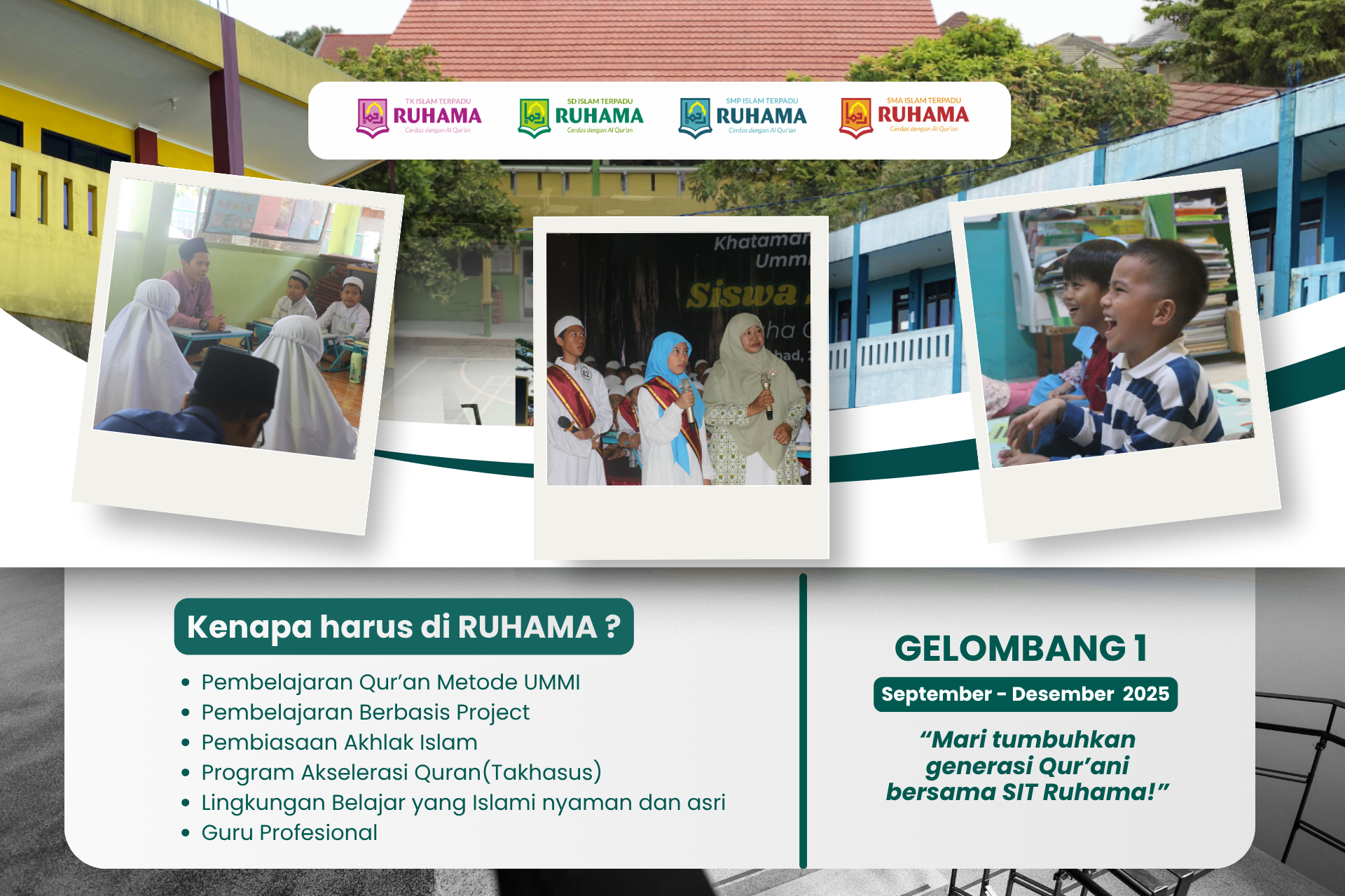 keunggulan dan kelebihan bersekolah di sit ruhama depok