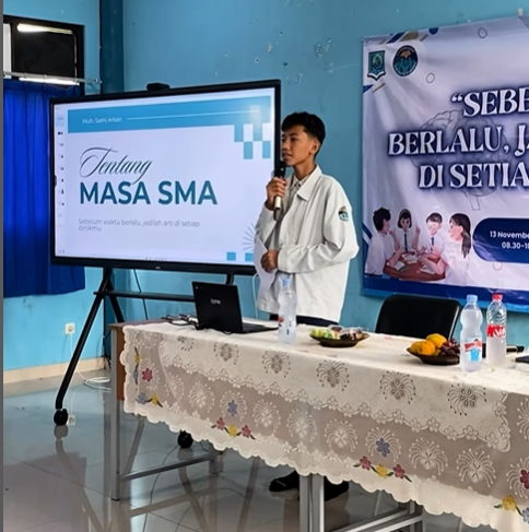 Cuplikan keseruan acara pengembangan diri di SMPIT Ruhama dengan tema : “Sebelum Waktu Berlalu, Jadilah Arti di Setiap Detikmu” bersama Kak Muhammad Sami Arkan